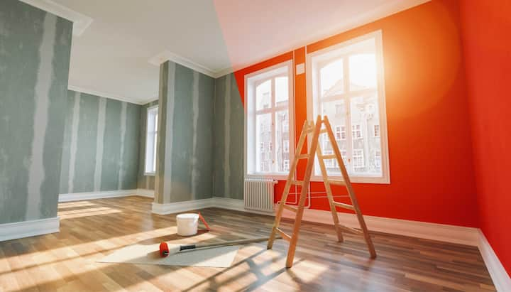 Indoor painting specialists creating beautiful spaces in Alpharetta, GA.